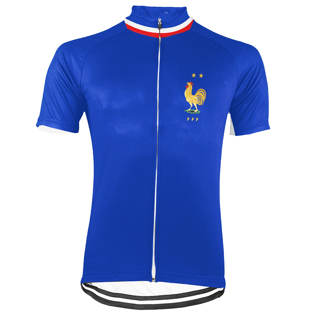 Personalized France Short Sleeve Cycling Jersey for Men