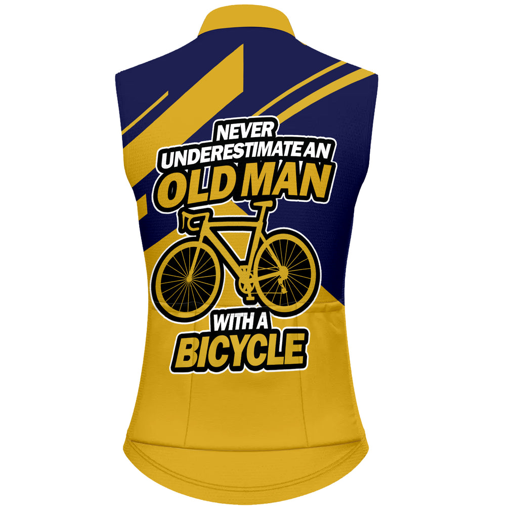 Men's Sleeveless Custom Cycling Jersey