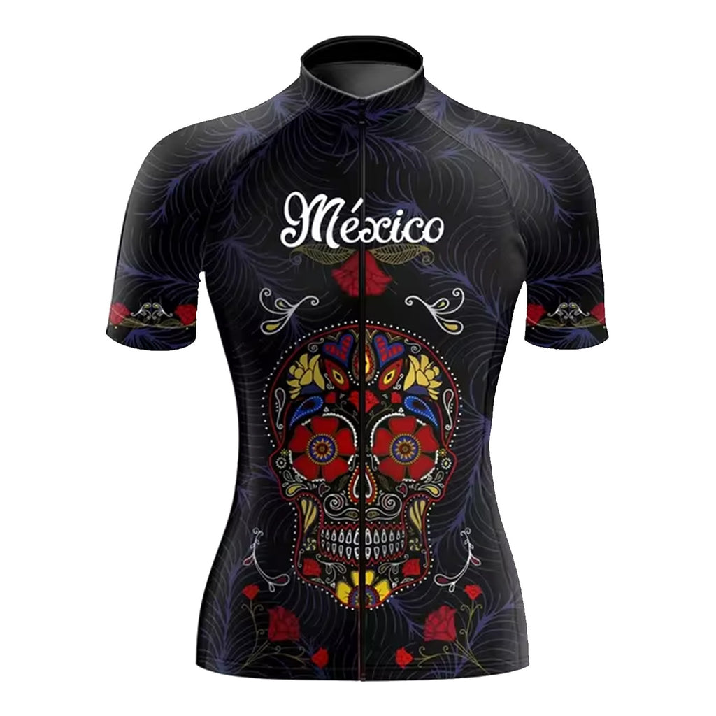 Customized Mexico Aztec Cycling Short Sleeve For Women