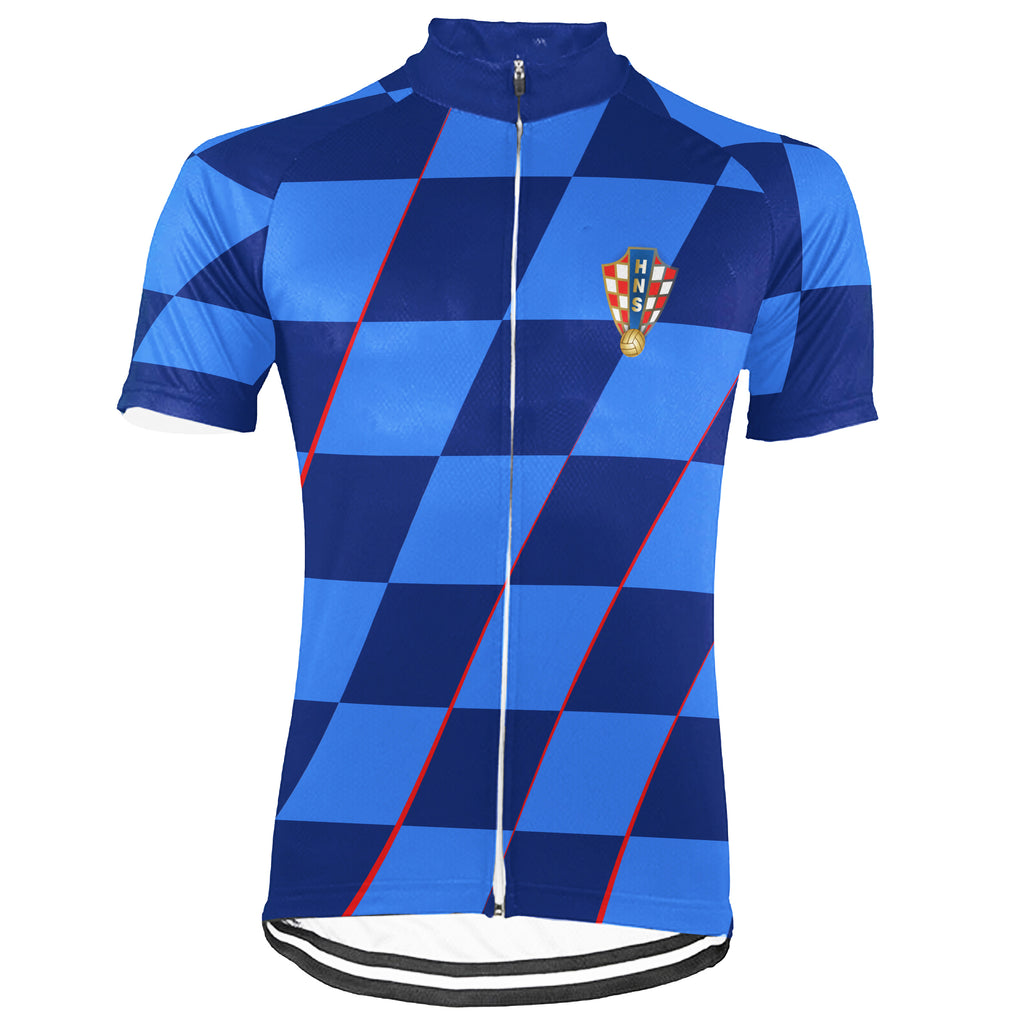 Personalized Croatia Short Sleeve Cycling Jersey for Men