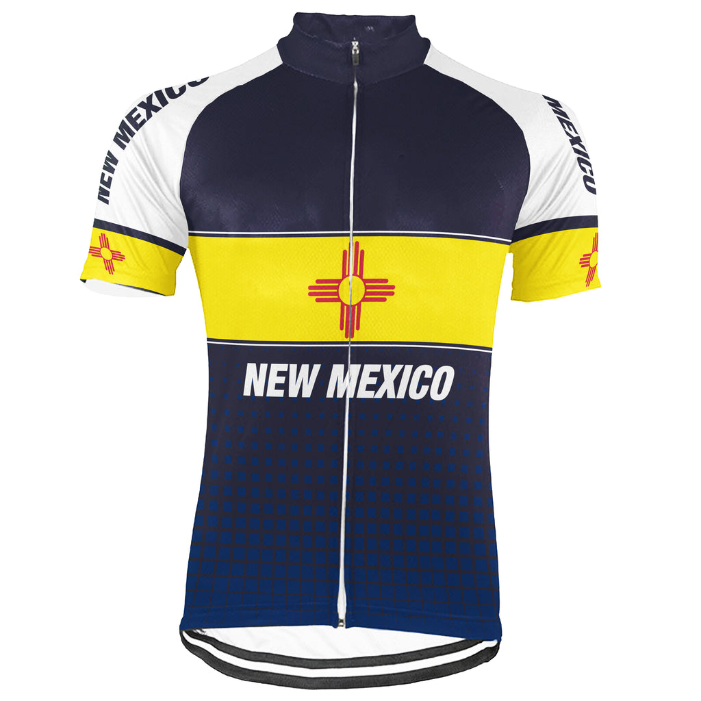 Customized New Mexico Short Sleeve Cycling Jersey for Men