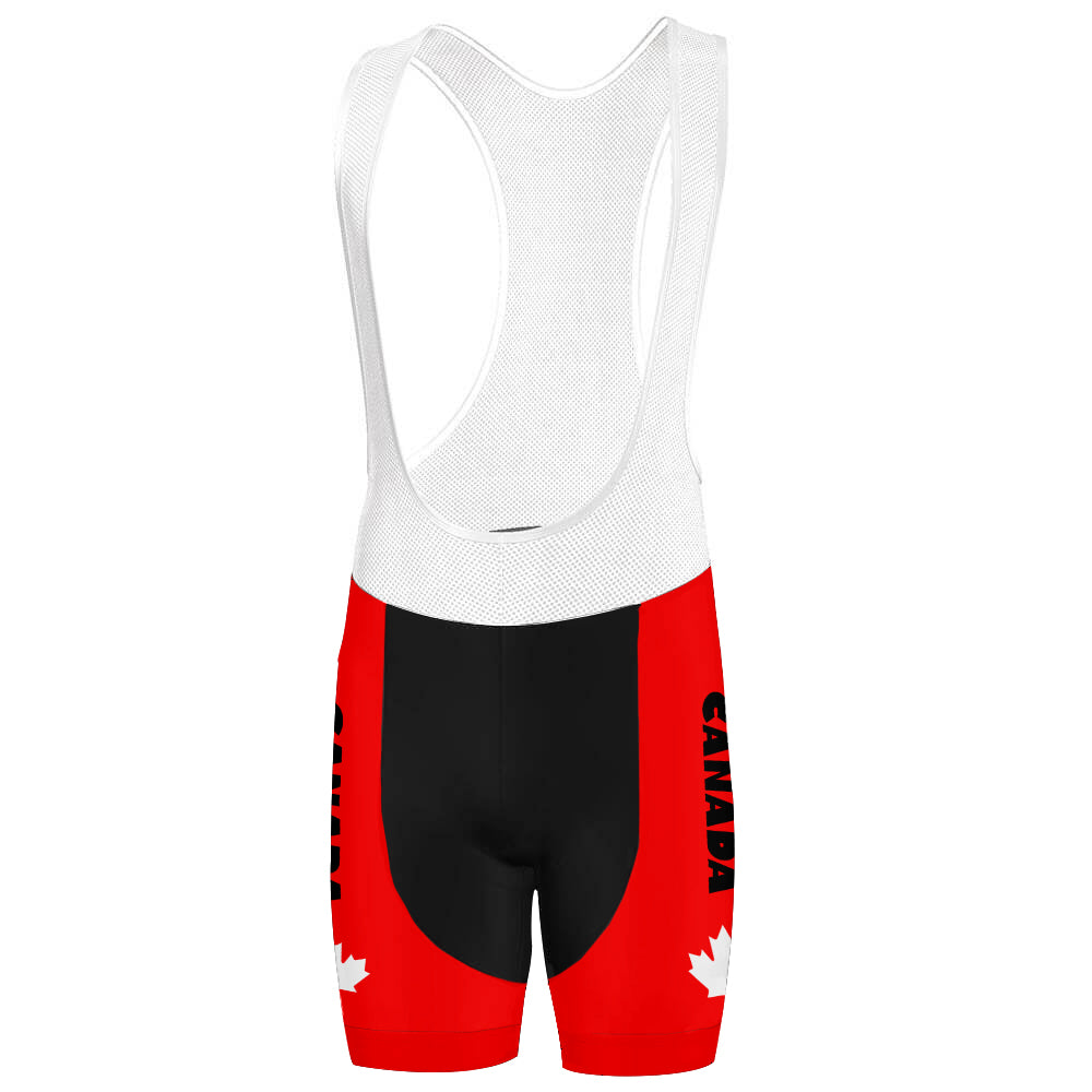 Unisex Canada Bib Shorts Cycling Bib Shorts