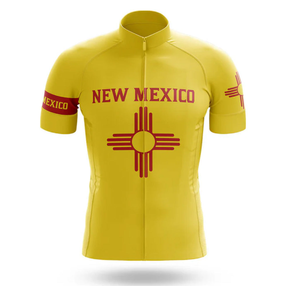 Customized New Mexico Short Sleeve Cycling Jersey for Men