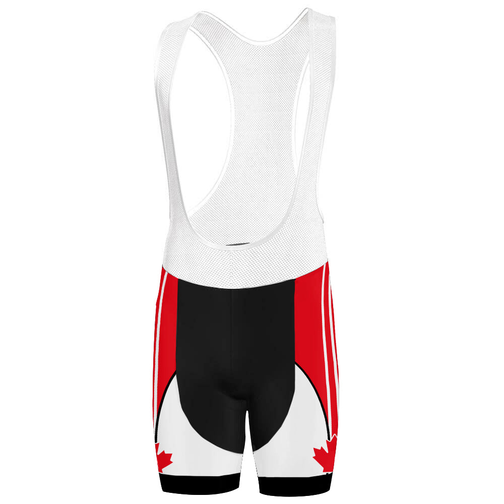 Unisex Canada Bib Shorts Cycling Bib Shorts