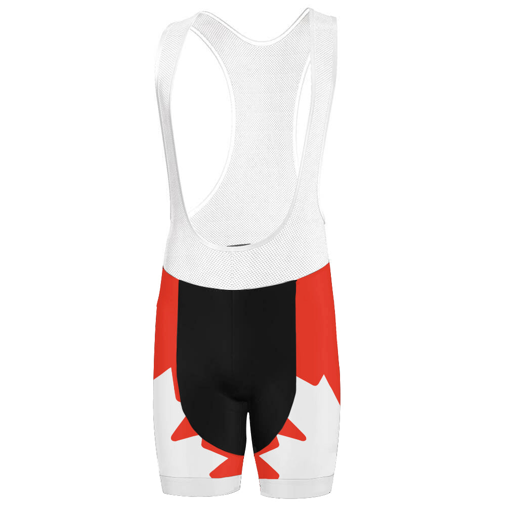 Unisex Canada Bib Shorts Cycling Bib Shorts