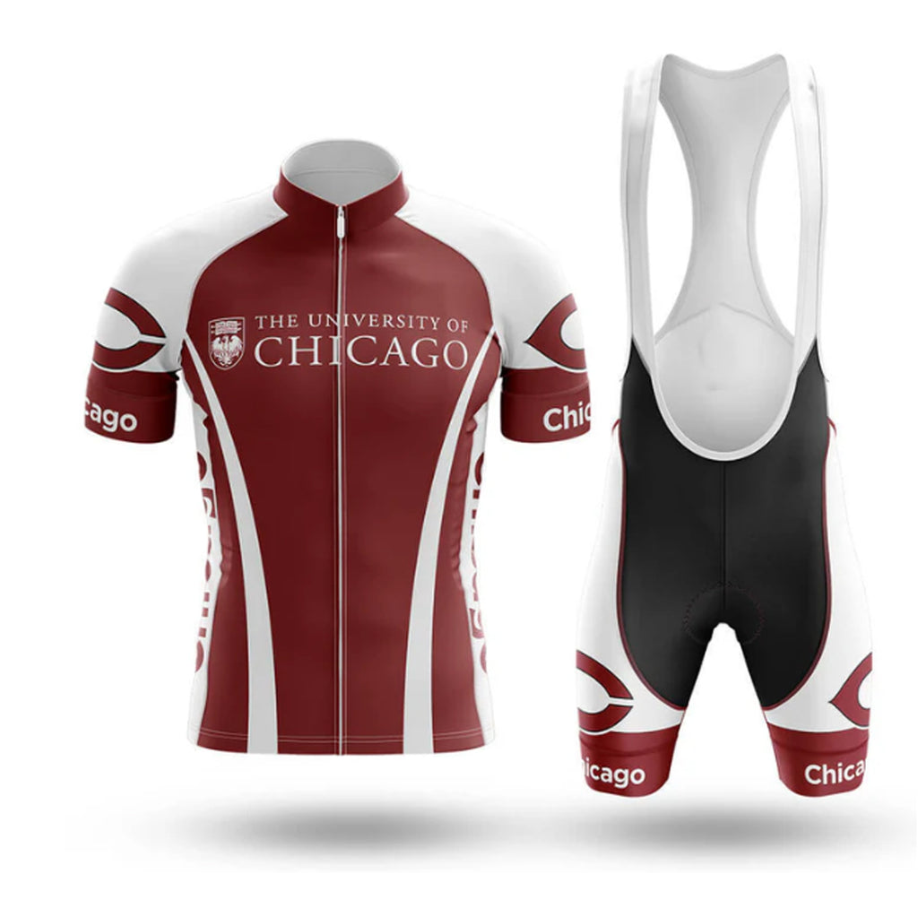 Customized Name University Of Chicago Cycling Kit For Men