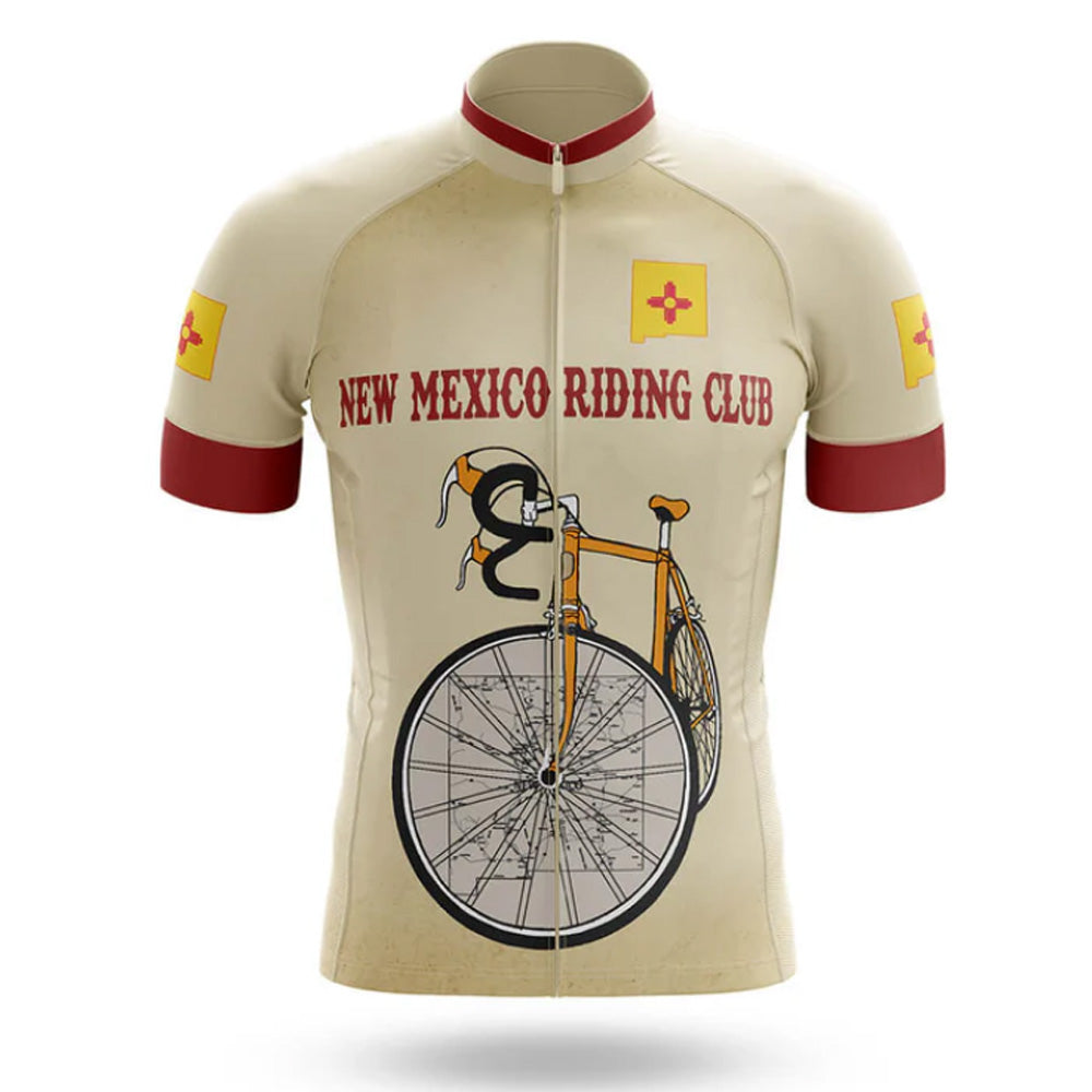 Customized New Mexico Short Sleeve Cycling Jersey for Men