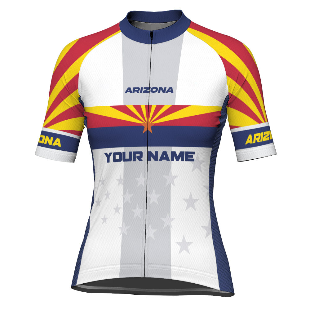 Customized Arizona Short Sleeve Cycling Jersey for Women