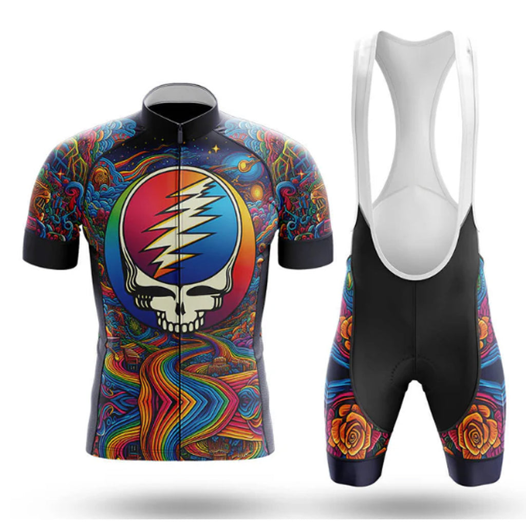 Personalized Grateful Dead Skull Cycling Jersey For Men