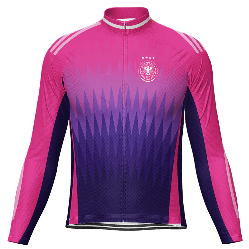 Personalized Germany Long Sleeve Cycling Jersey for Men