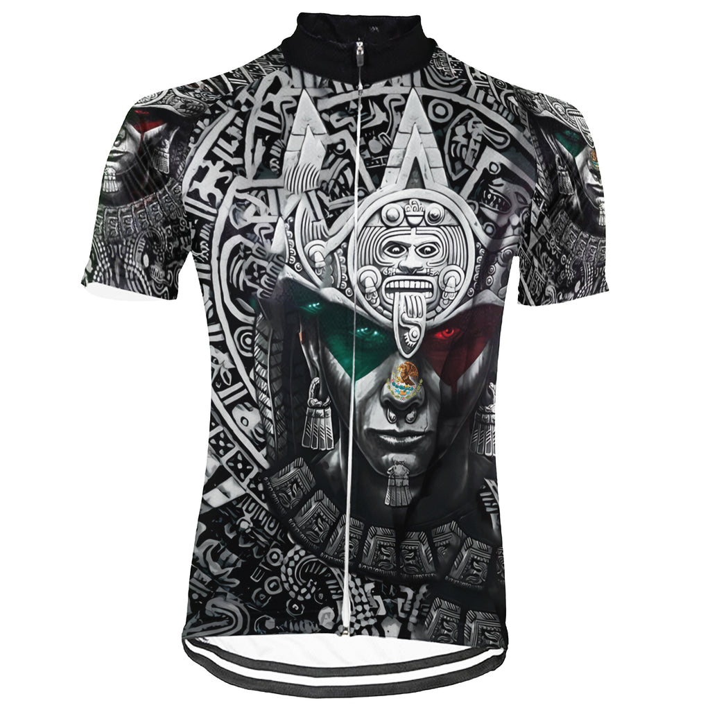 Customized Mexico Aztec Cycling Short Sleeve For Men