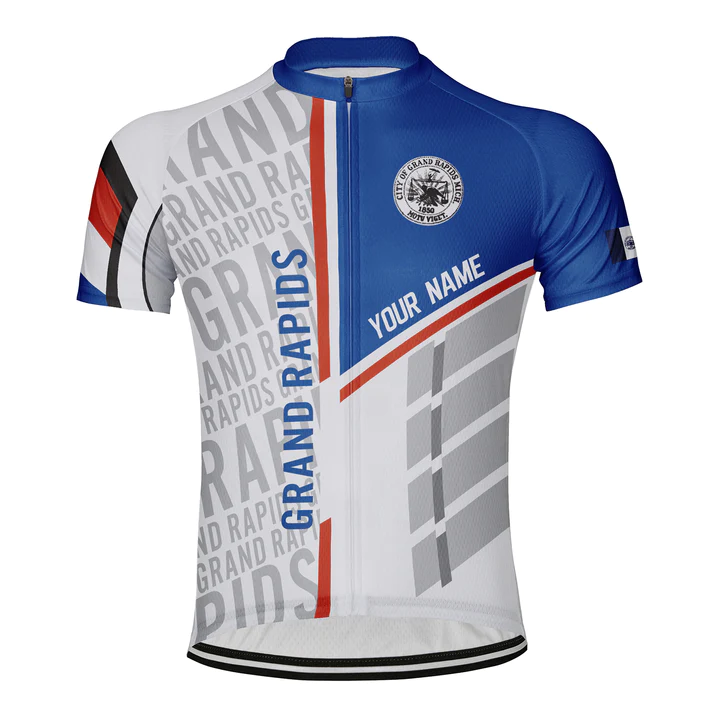 Customized Grand Rapids Short Sleeve Cycling Jersey for Men