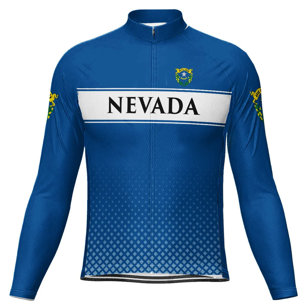 Customized Nevada Long Sleeve Cycling Jersey for Men