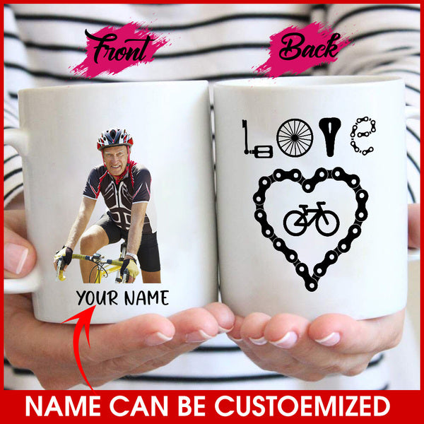 Customized Image Mug - LOVE BIKE