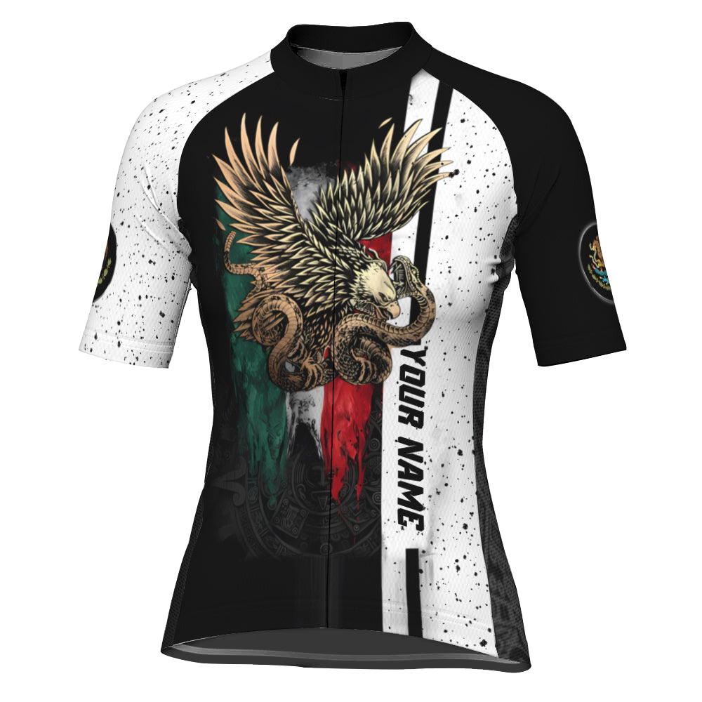 Customized Mexican American Cycling Jersey For Women