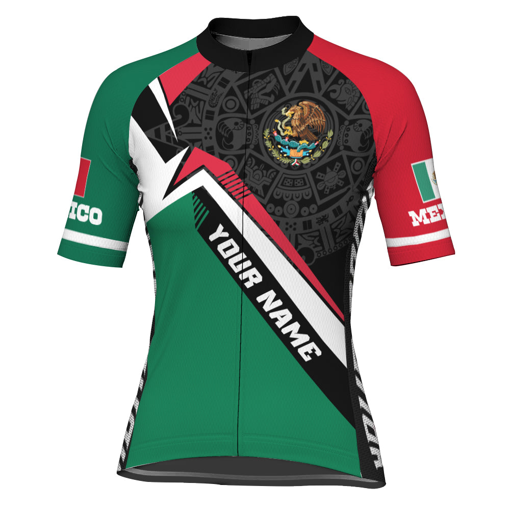 Customized Mexican American Cycling Jersey For Women