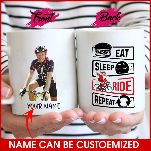 Customized Image Mug - EAT - SLEEP - RIDE - REPEAT