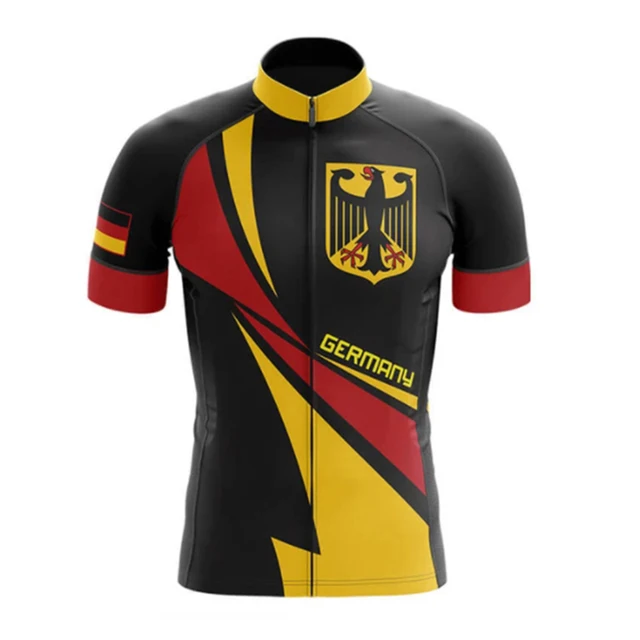 Customized Germany 2024 Summer New Cycling Jersey Set Men's Racing Bicycle