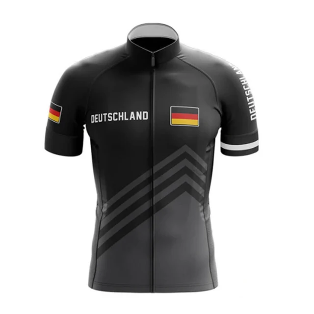 Customized Germany 2024 Summer New Cycling Jersey Set Men's Racing Bicycle