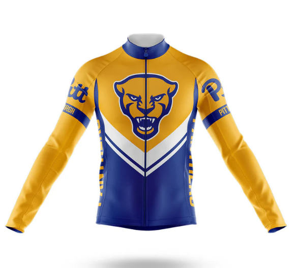 Customized University of Pittsburgh Cycling Kit Cycling Jersey For Men