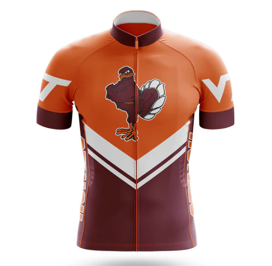 Customized Virginia  Tech Cycling Kit V1 Cycling Jersey For Men