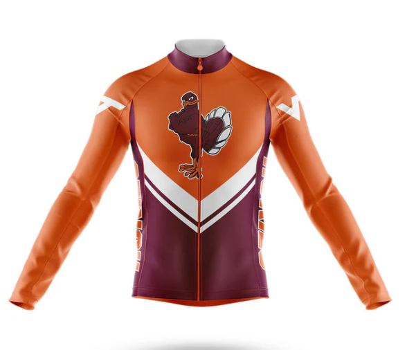 Customized Virginia  Tech Cycling Kit V1 Cycling Jersey For Men