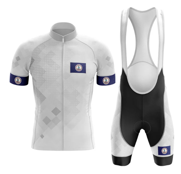 Customized Virginia Cycling Kit Cycling Jersey For Men