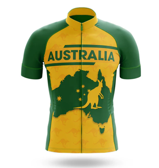 Personalized Australia Cycling Kit Cycling Jersey For Men