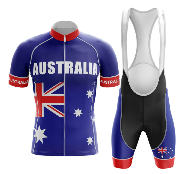 Personalized Australia Cycling  v29 Kit Cycling Jersey For Men