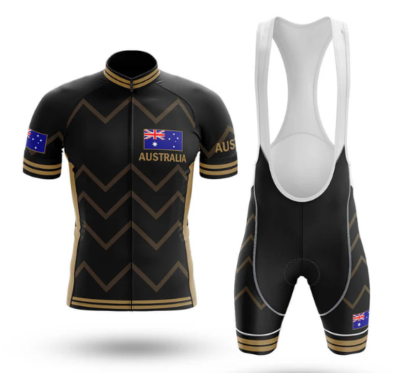 Personalized Australia Cycling  v30 Kit Cycling Jersey For Men