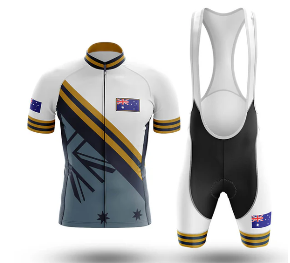 Personalized Australia Cycling  v35 Kit Cycling Jersey For Men