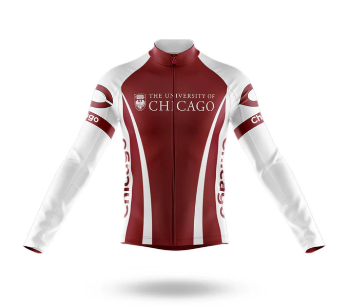 Customized Name University Of Chicago Cycling Kit For Men