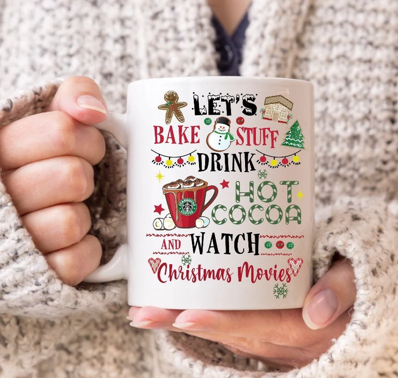 Christmas mugs, Winter mug, Holiday mug, Gifts for her, Christmas gifts