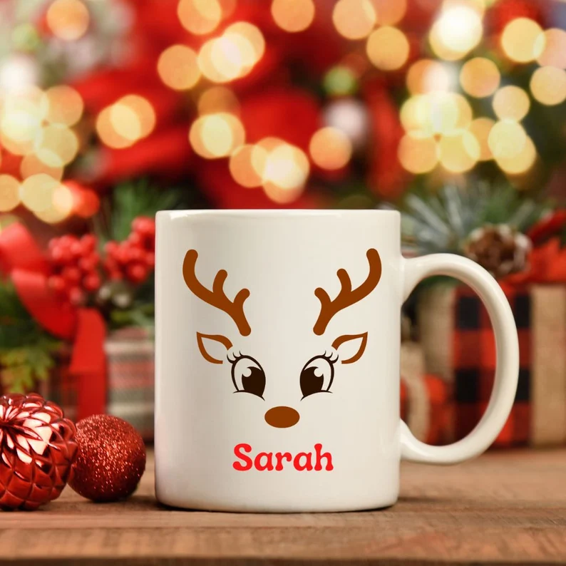 Personalized Christmas mugs, Winter mug, Holiday mug, Gifts for her, Christmas gifts