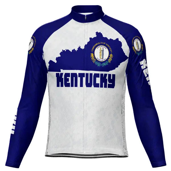 Customized Kentucky Winter Thermal Fleece Long Sleeve For Men