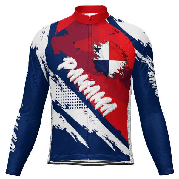 Customized Panama Long Sleeve Cycling Jersey for Men