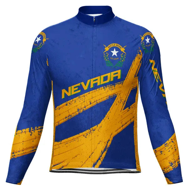 Customized Nevada Winter Thermal Fleece Long Sleeve For Men