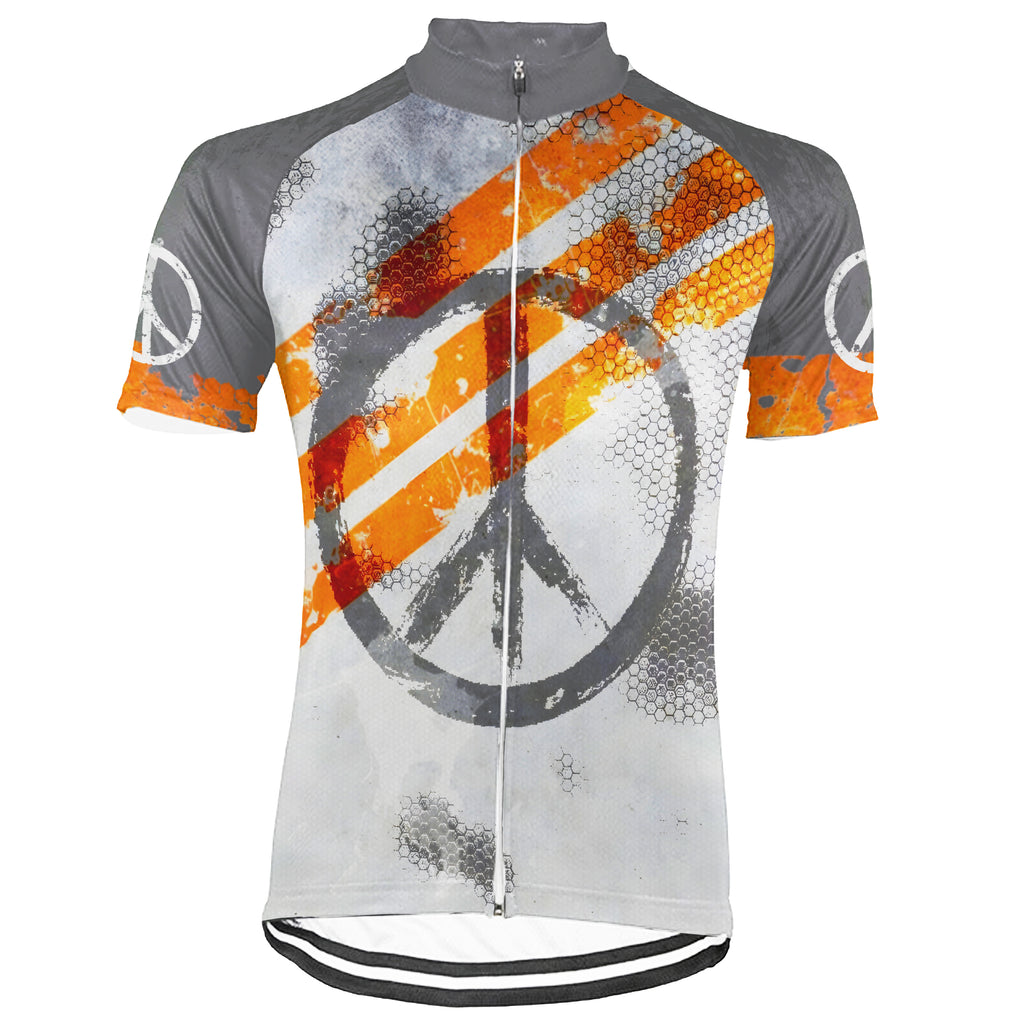 Customized PEACE Collection 2 Short Sleeve Cycling Jersey For Men and Women