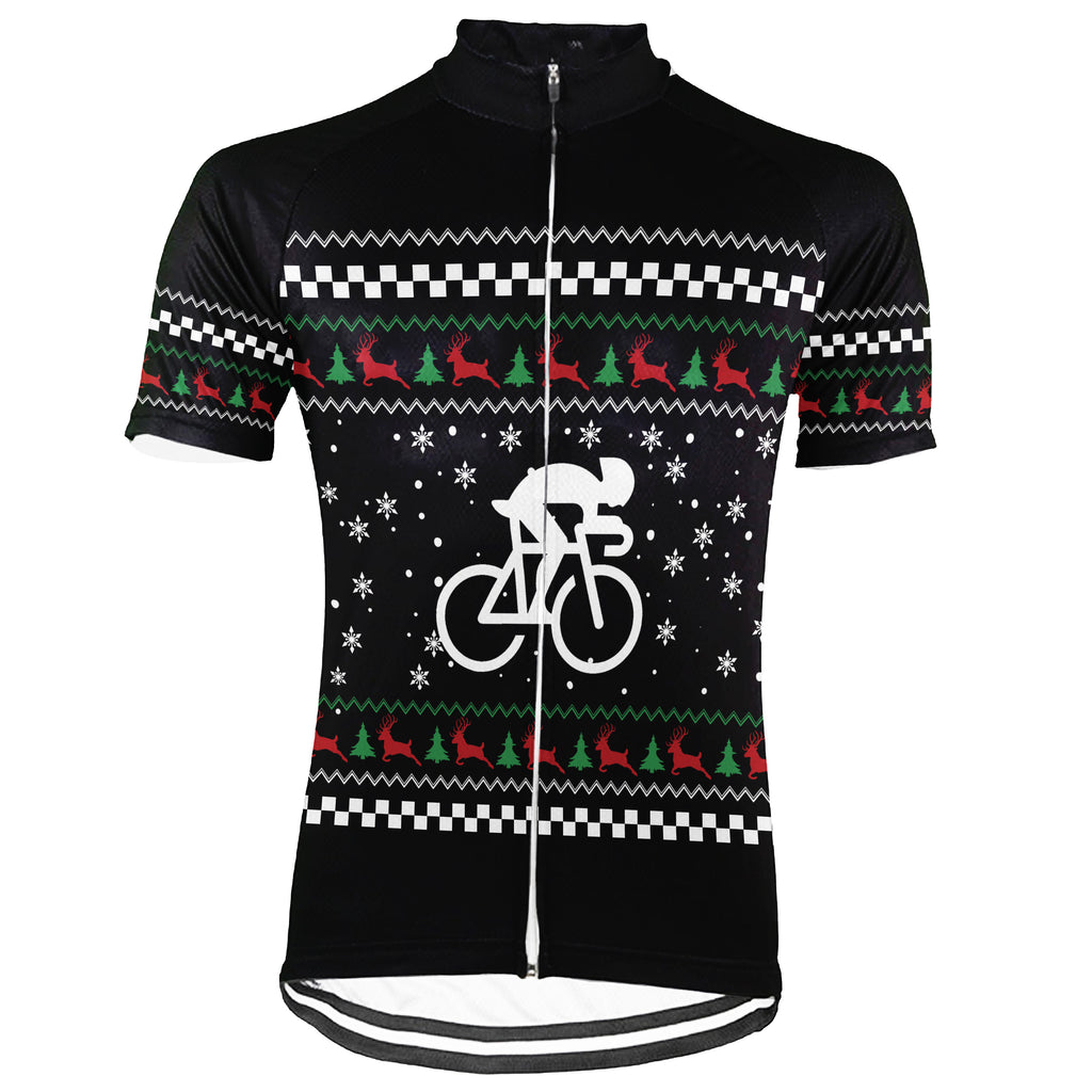 Customized Christmas Collection 3 Short Sleeve Cycling Jersey For Men And Women