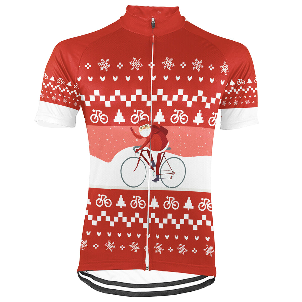 Customized Christmas Collection 2 Short Sleeve Cycling Jersey For Men And Women