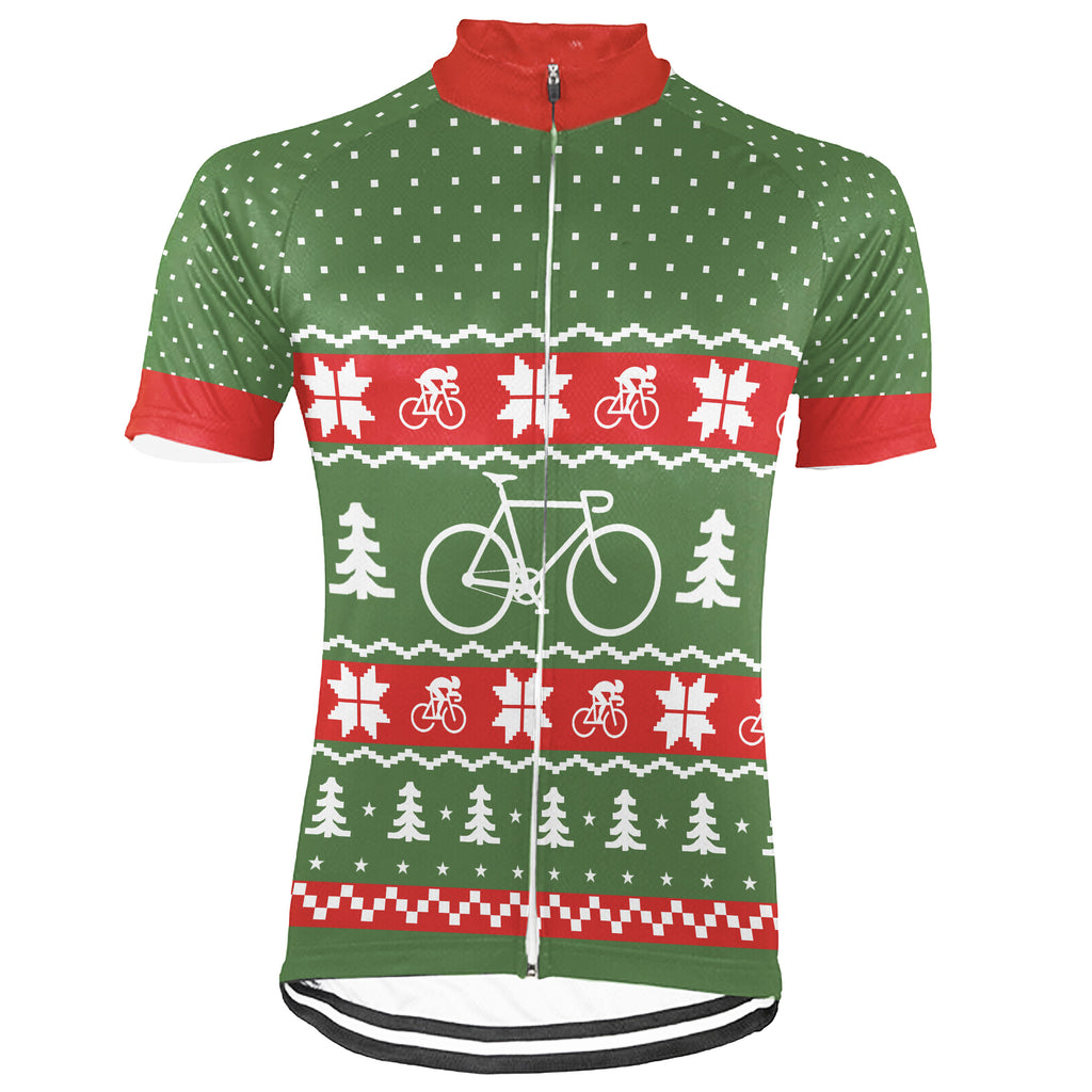 Customized Christmas Collection 2 Short Sleeve Cycling Jersey For Men And Women