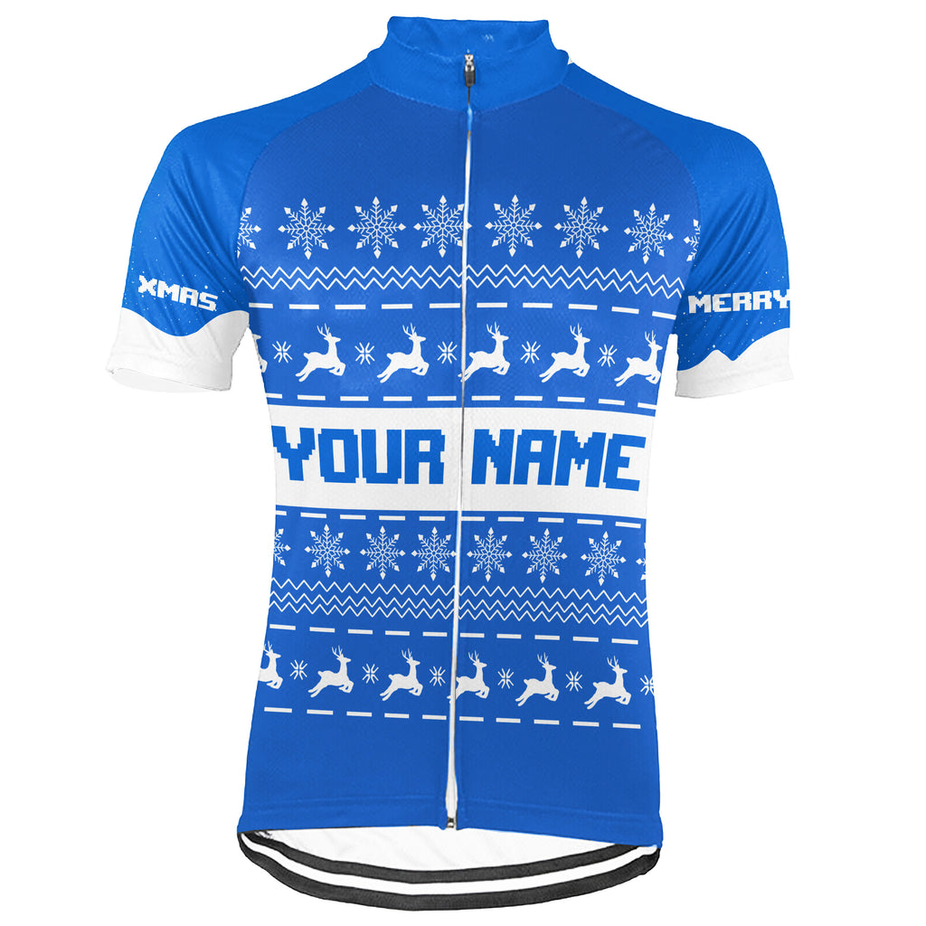 Customized Christmas Collection 2 Short Sleeve Cycling Jersey For Men And Women