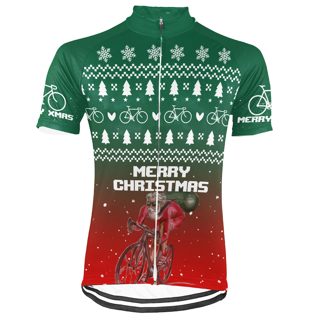 Customized Christmas Collection 2 Short Sleeve Cycling Jersey For Men And Women