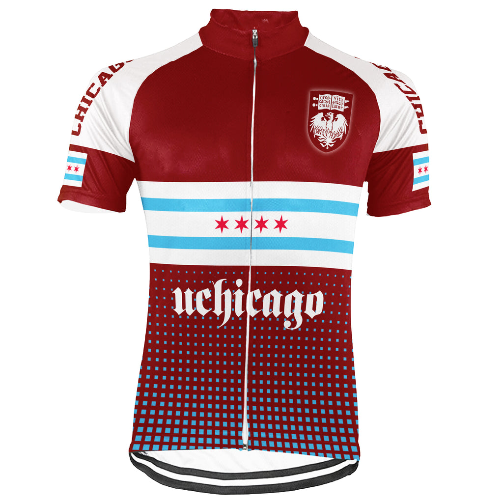 Customized Name University Of Chicago Cycling Kit For Men