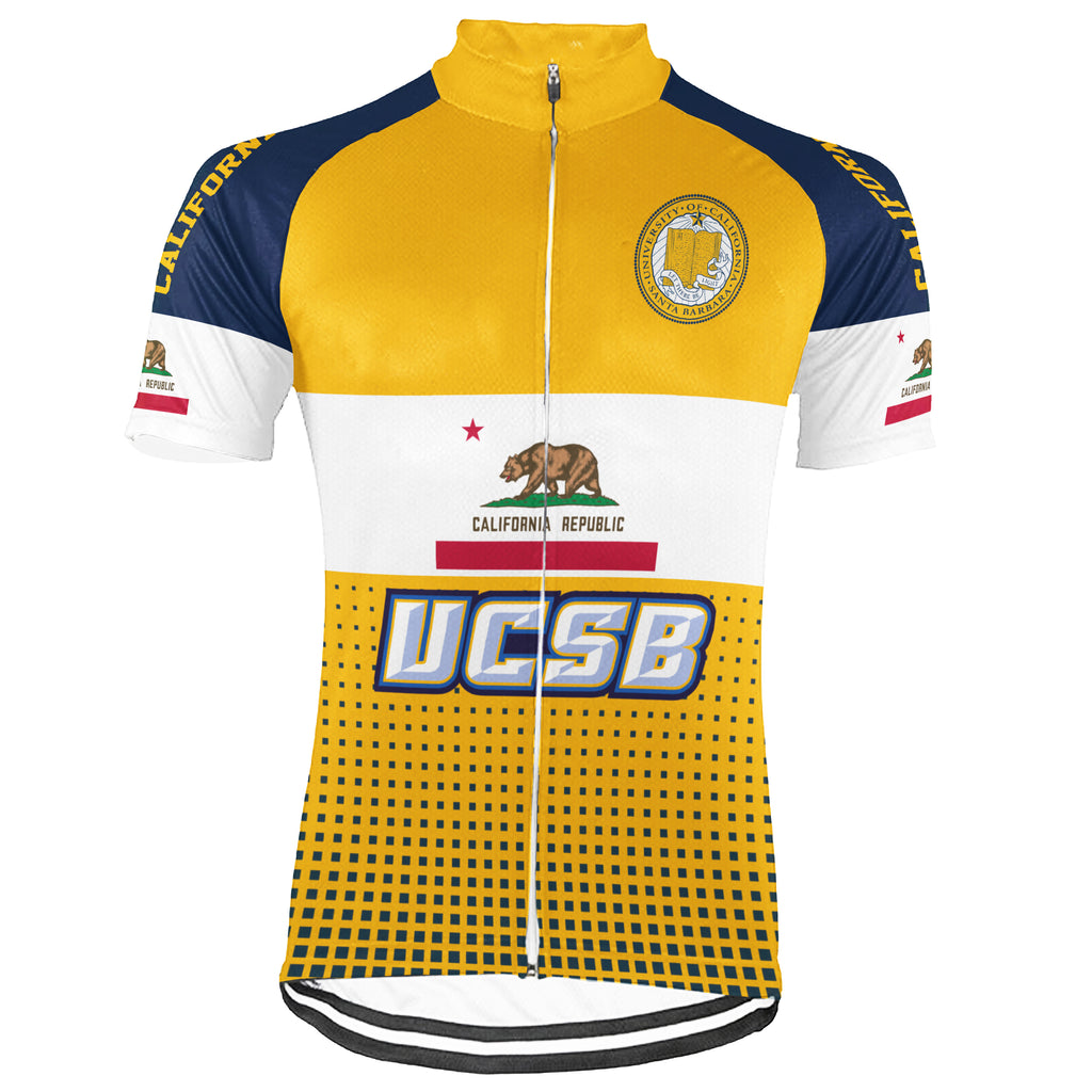 Customized Name University Of California Santa Barbara Cycling Kit For Men