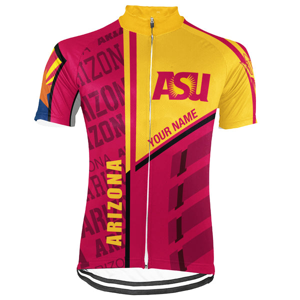 Customized Name Arizona State University ASU Cycling Kit For Men