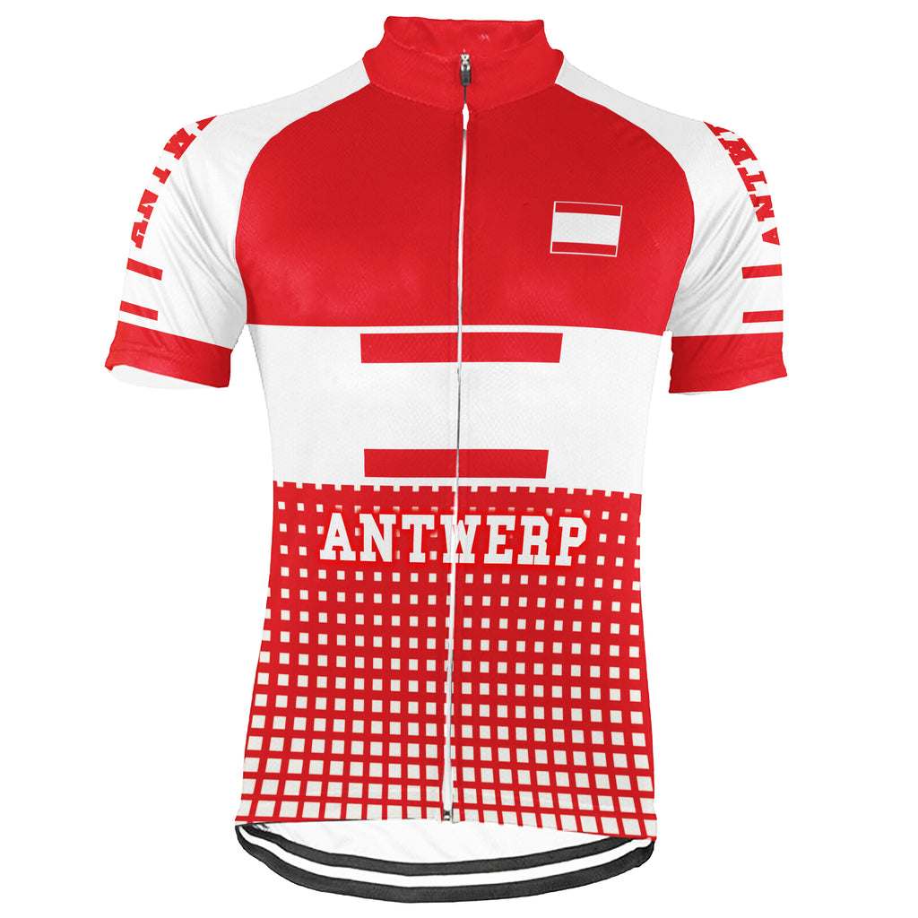 Customized Antwerp Short Sleeve Cycling Jersey for Men