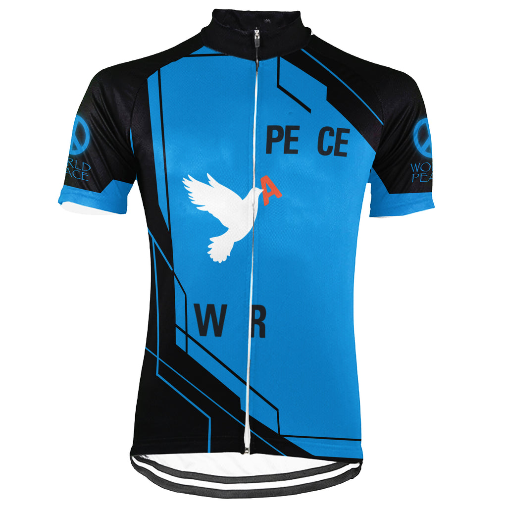 Customized PEACE Short Sleeve Cycling Jersey For Men and Women