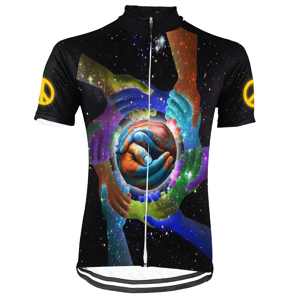 Customized PEACE Short Sleeve Cycling Jersey For Men and Women