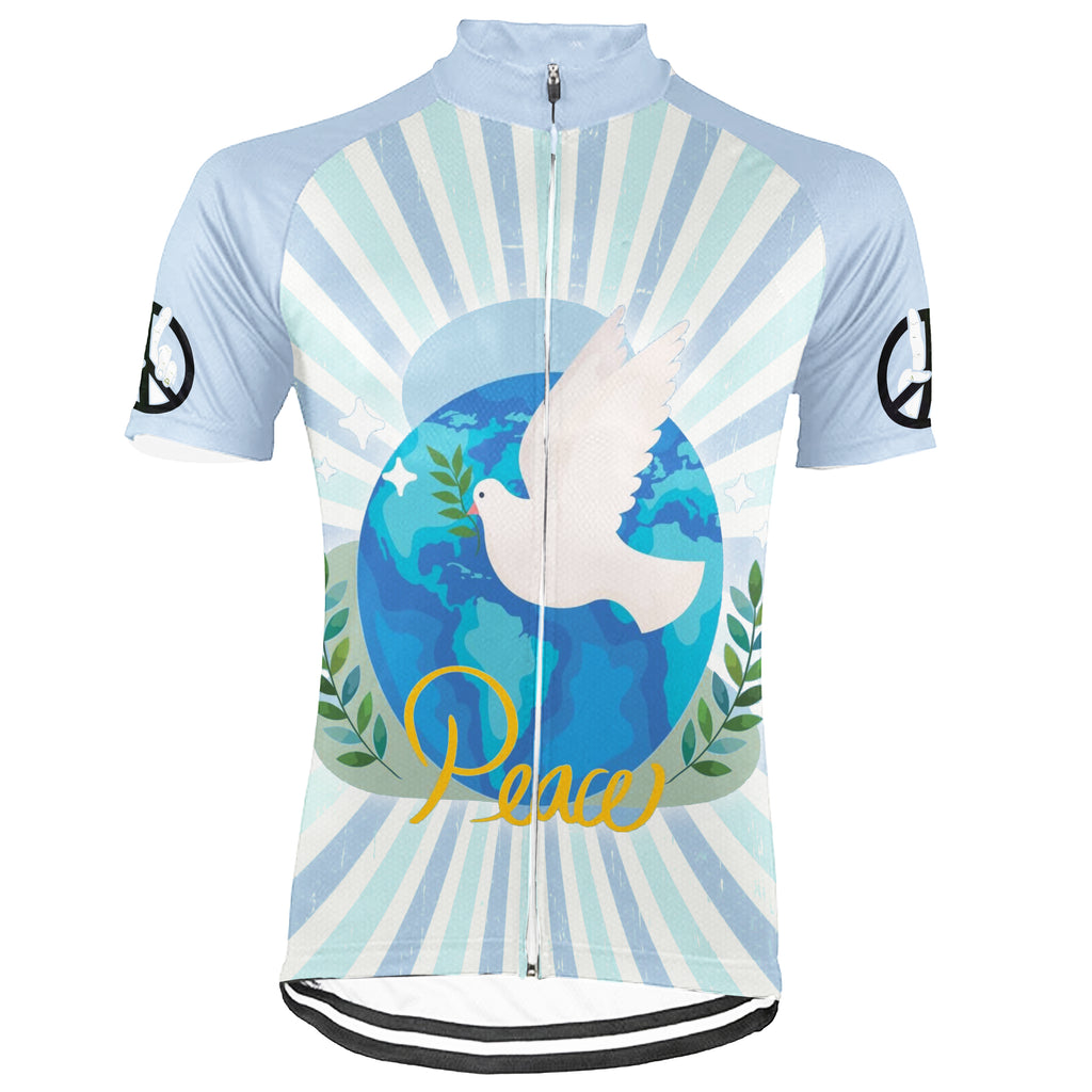 Customized PEACE Short Sleeve Cycling Jersey For Men and Women